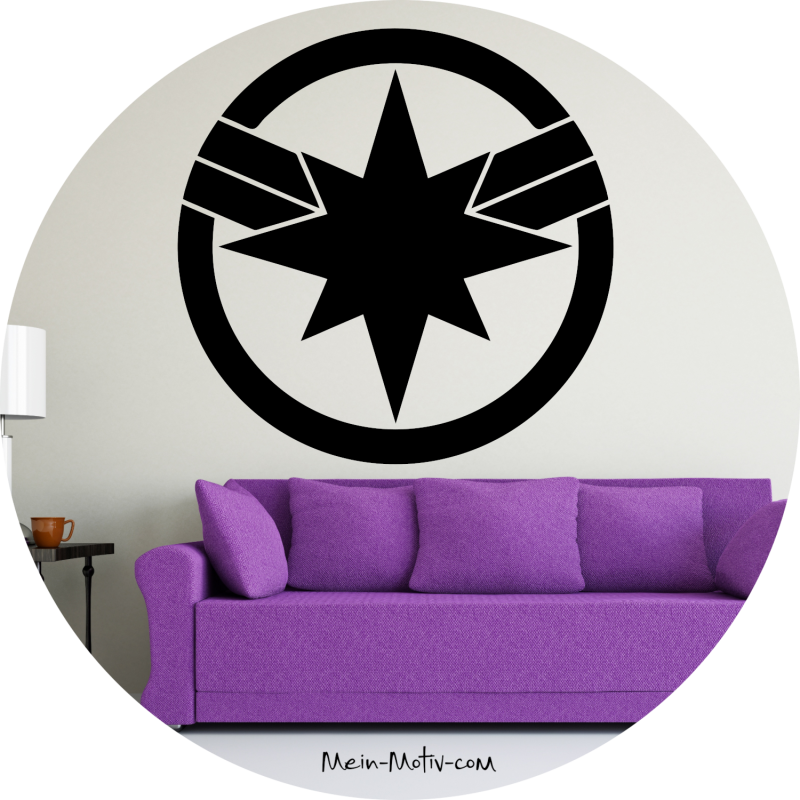 Preview: Wandtattoo Captain Marvel Preview: Wandtattoo 46234 Captain Marvel